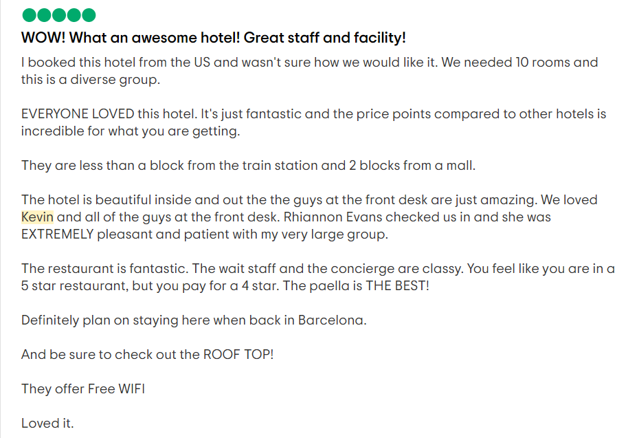 Reseña Kevin Mendoza Renaissance Barcelona Fira Hotel Ju16