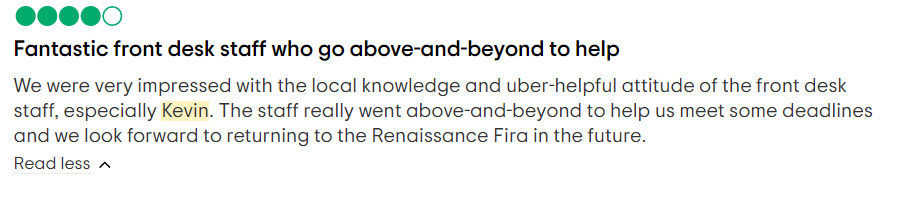 Reseña Kevin Mendoza Renaissance Barcelona Fira Hotel Se16