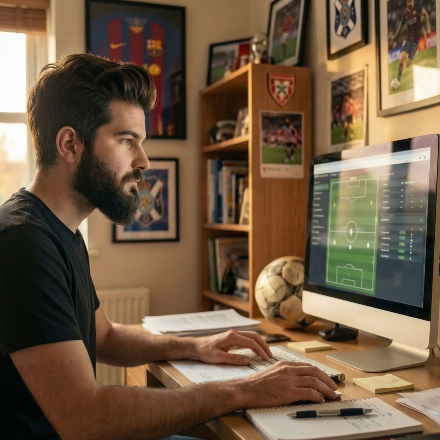 Analista fútbol profesional Kevin Mendoza